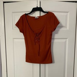 rue21 lace up top
